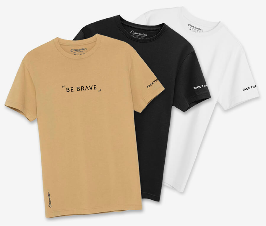 Be Brave Motivational T-shirts