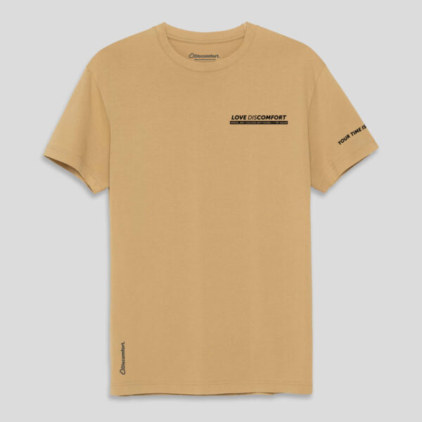 Error 404 Organic Cotton Tshirt Tan Front