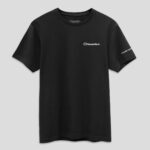 Love Discomfort Follow Your Dreams Organic Cotton Tshirt Black Front